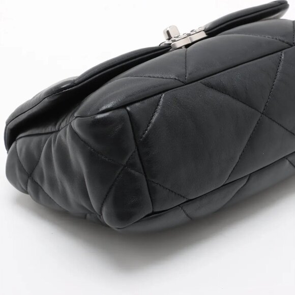 CHANEL 19 Lambskin Chain Shoulder Bag Gold x Silver - Picture 5 of 17